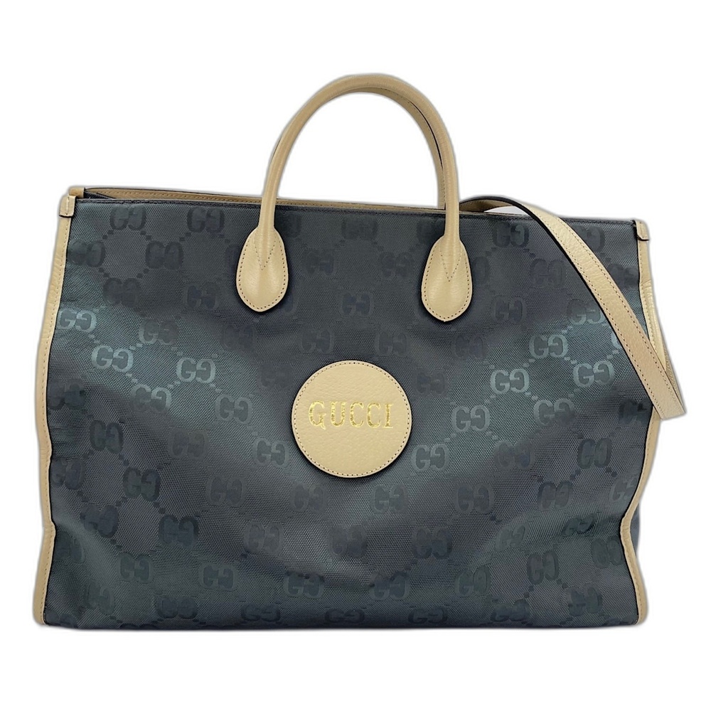 Gucci Ob the Grid Shoulder Bag Handbag, Gray
